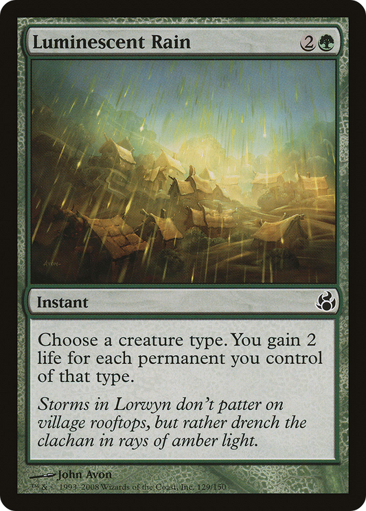 Luminescent Rain [Morningtide] Foil