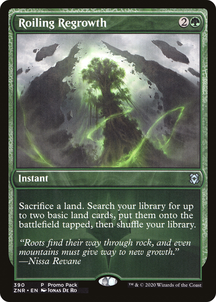 Roiling Regrowth (390) Foil - Zendikar Rising