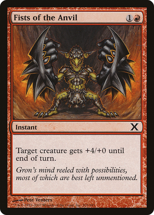 Fists of the Anvil [Tenth Edition] Foil