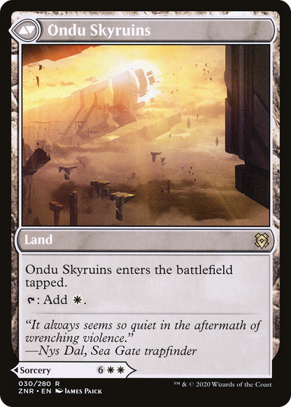 Ondu Inversion // Ondu Skyruins (ZNR-30) - The List