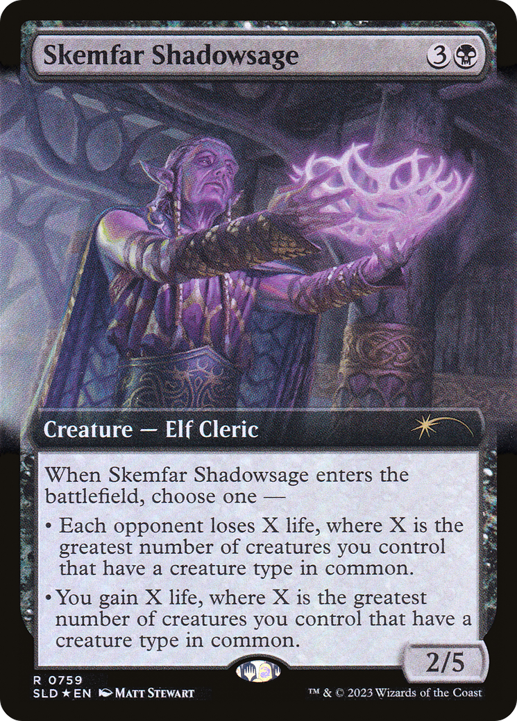 Skemfar Shadowsage: (Extended Art) Foil (759)