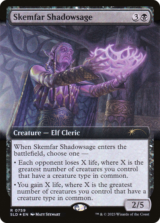 Skemfar Shadowsage: (Extended Art) Foil (759)
