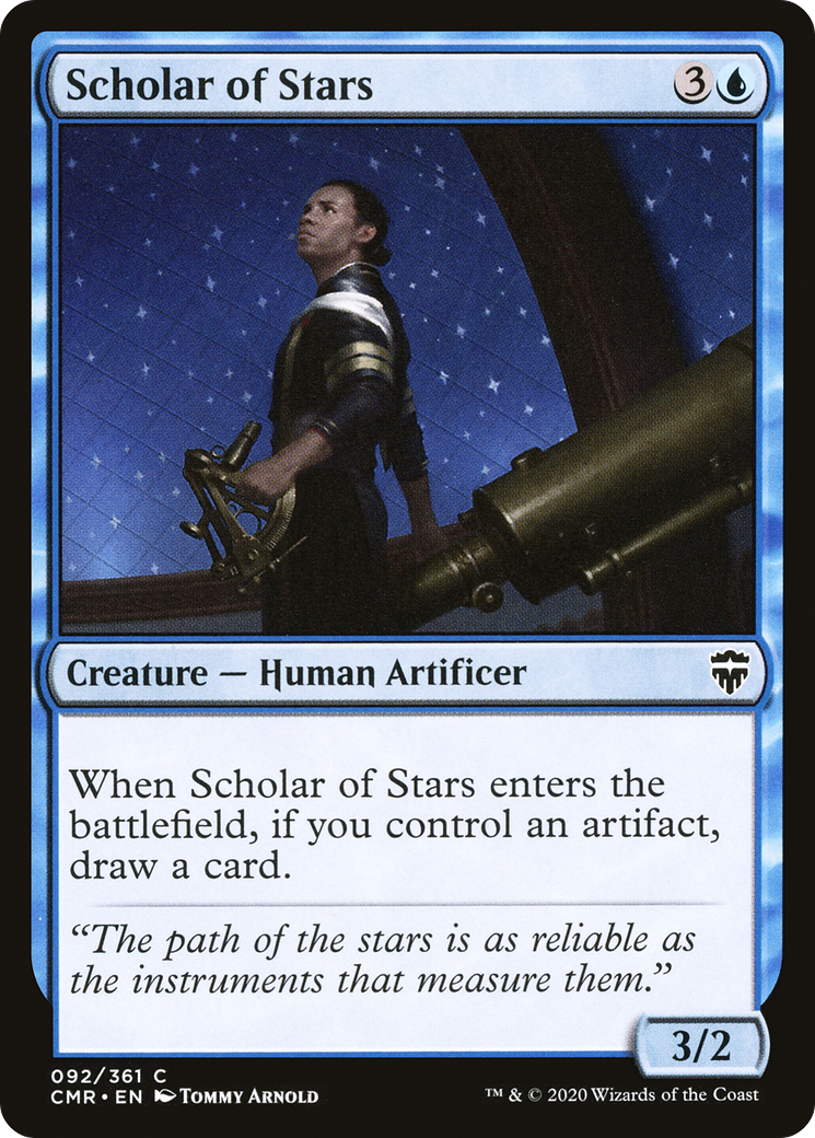 Scholar of Stars (092) Foil - Commander Legends