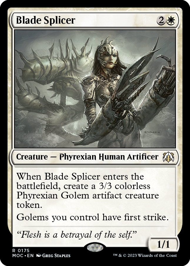 Blade Splicer [March of the Machine Commander] | Silver Goblin