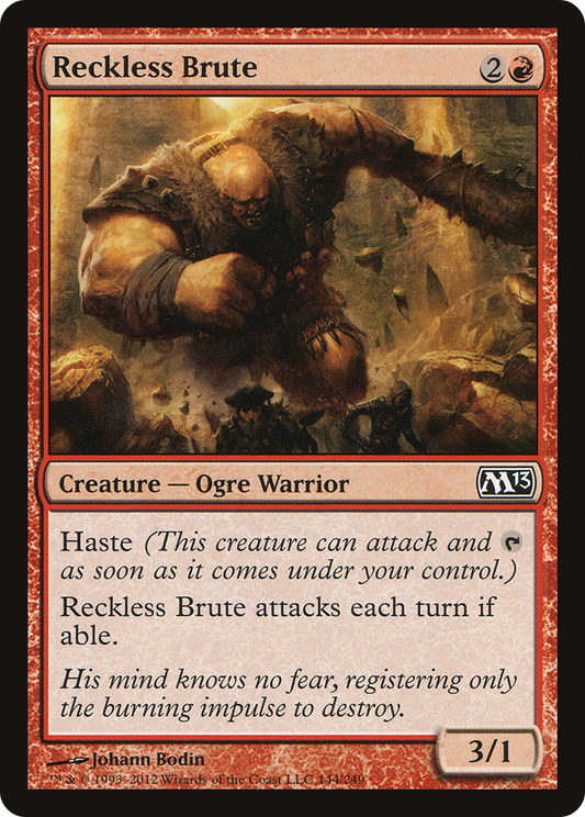 Reckless Brute [Magic 2013] Foil