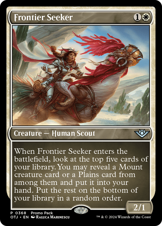 Frontier Seeker (Promo Pack) [Outlaws of Thunder Junction Promos] Foil