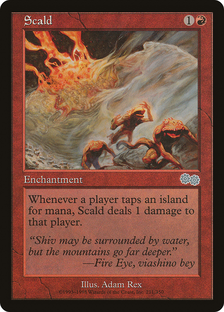 Scald [Urza's Saga] | Silver Goblin