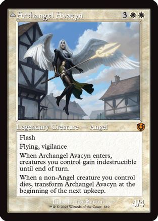 Archangel Avacyn // Avacyn, the Purifier (Retro Frame) Foil (449) - Innistrad Remastered | Silver Goblin