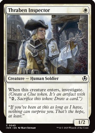 Thraben Inspector Foil (045) - Innistrad Remastered | Silver Goblin