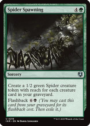 Spider Spawning Foil (216) - Innistrad Remastered | Silver Goblin