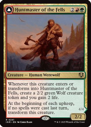 Huntmaster of the Fells // Ravager of the Fells (INR241) Foil - Innistrad Remastered | Silver Goblin