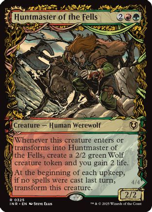 Huntmaster of the Fells // Ravager of the Fells (Showcase) (INR325) Foil - Innistrad Remastered | Silver Goblin