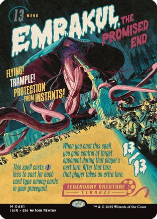 Emrakul, the Promised End (Showcase) (INR481)  - Innistrad Remastered | Silver Goblin