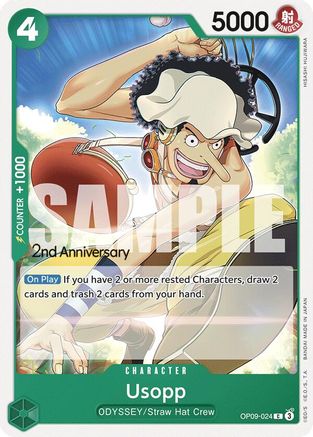 Usopp (024)  (OP09-024) - Emperors in the New World: 2nd Anniversary Tournament Cards