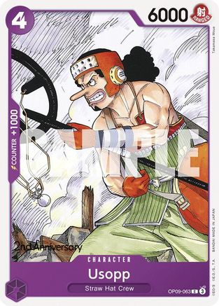 Usopp (063)  (OP09-063) - Emperors in the New World: 2nd Anniversary Tournament Cards | Silver Goblin