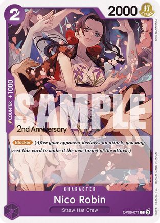 Nico Robin (071)  (OP09-071) - Emperors in the New World: 2nd Anniversary Tournament Cards