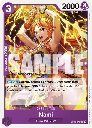 Nami (070) (OP09-070) - Emperors in the New World: 2nd Anniversary Tournament Cards | Silver Goblin