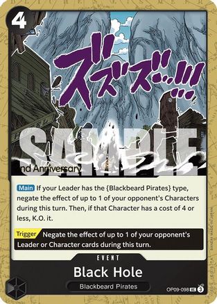 Black Hole  (OP09-098) - Emperors in the New World: 2nd Anniversary Tournament Cards