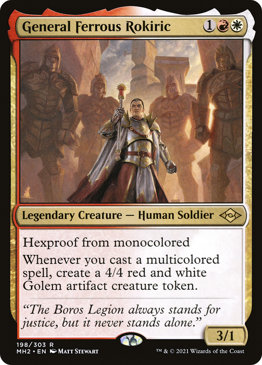General Ferrous Rokiric [Modern Horizons 2] Foil