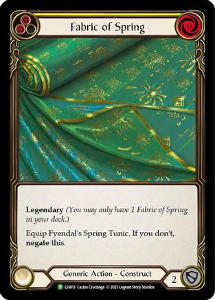 Fabric of Spring // Fyendal's Spring Tunic (LSS011) Cold Foil - FaB Promos