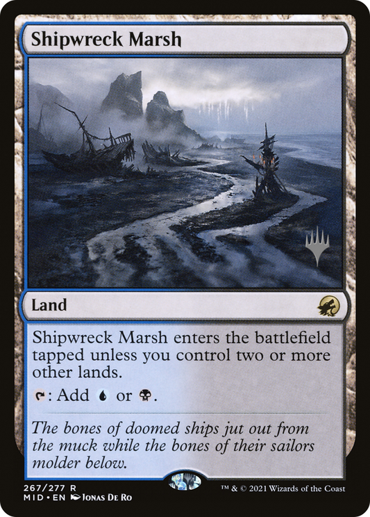 Shipwreck Marsh (Promo Pack) [Innistrad: Midnight Hunt Promos] Foil