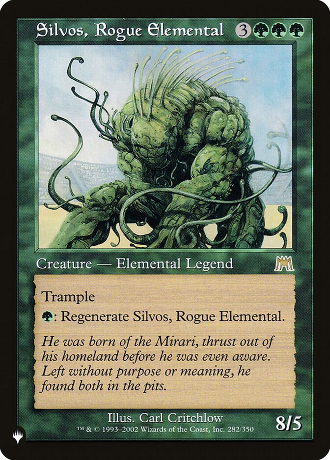 Silvos, Rogue Elemental [The List] | Silver Goblin