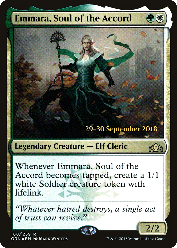 Emmara, Soul of the Accord [Guilds of Ravnica Prerelease Promos] | Silver Goblin