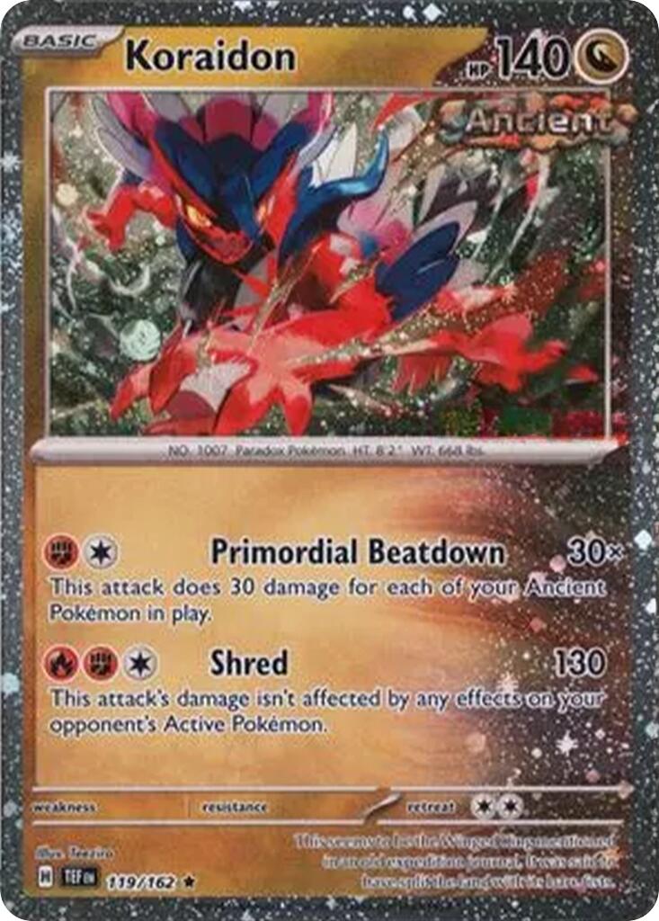 Koraidon (119/162) (Cosmos Holo) [Miscellaneous Cards] | Silver Goblin