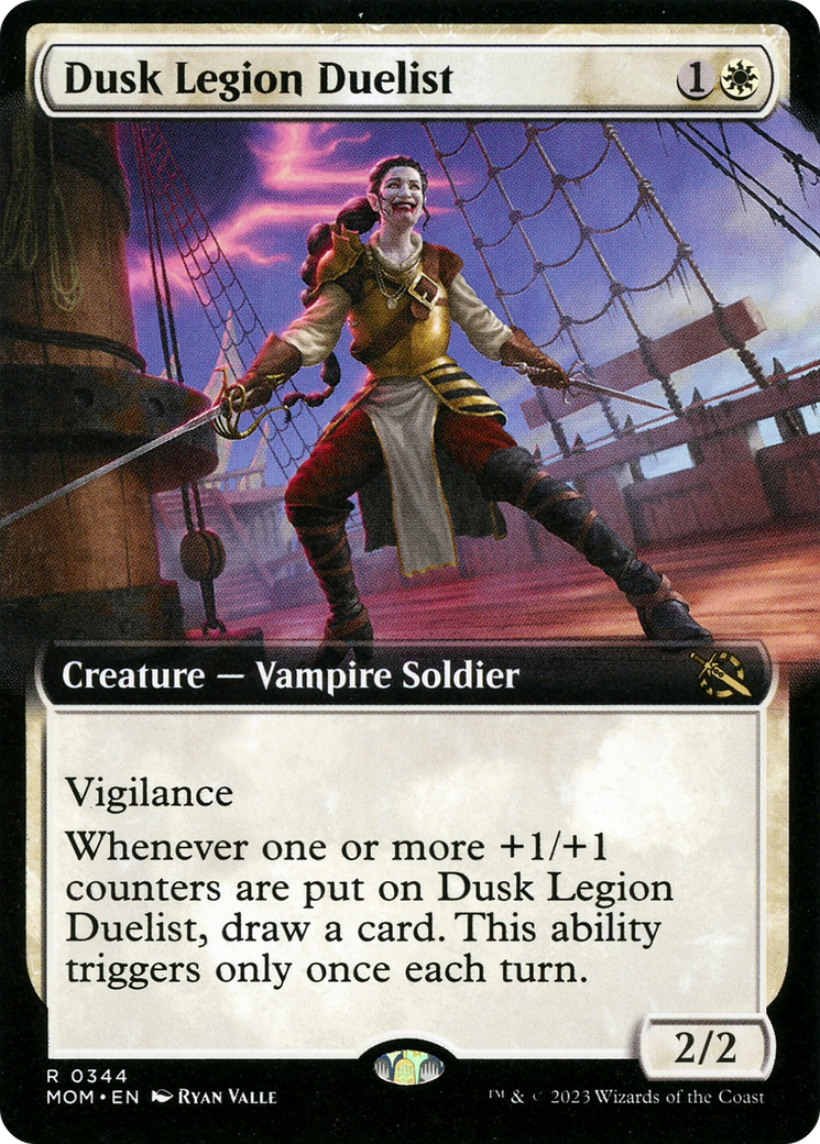 Dusk Legion Duelist (Extended Art) [March of the Machine] Foil