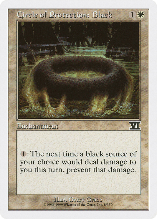 Circle of Protection: Black [Classic Sixth Edition]