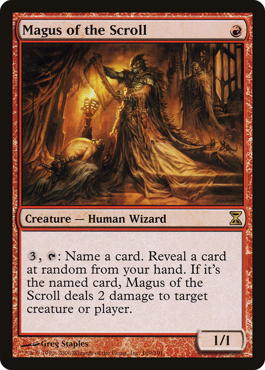 Magus of the Scroll [Time Spiral] Foil