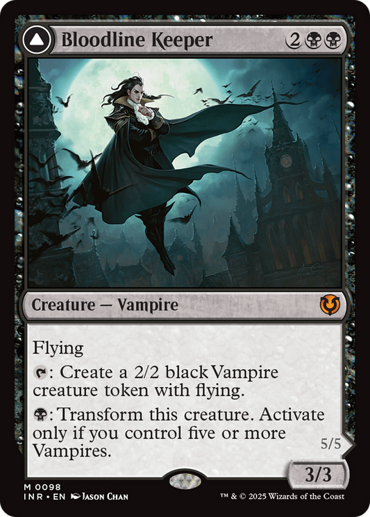 Bloodline Keeper // Lord of Lineage Foil (098) - Innistrad Remastered
