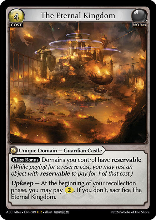 The Eternal Kingdom (089) [Alchemical Revolution Alter Edition] Foil