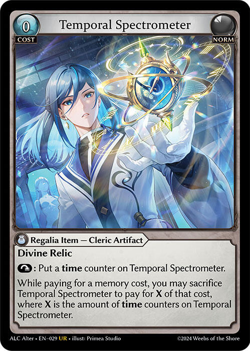 Temporal Spectrometer (029) [Alchemical Revolution Alter Edition] Foil