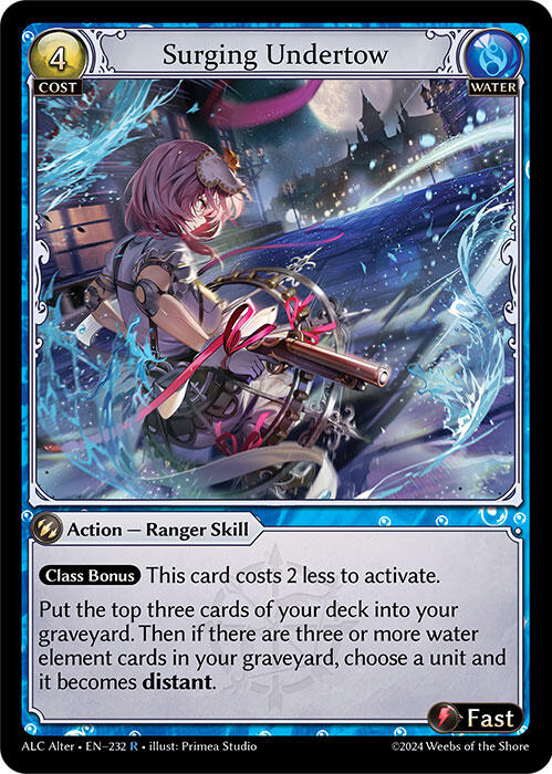 Surging Undertow (232) [Alchemical Revolution Alter Edition] Foil