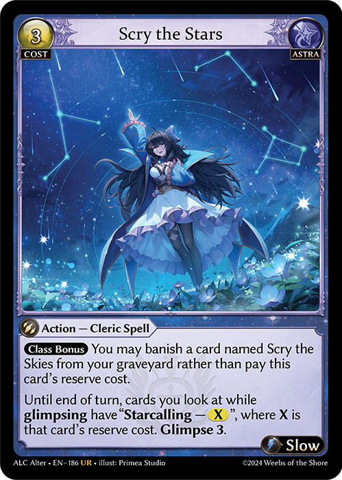 Scry the Stars (186) [Alchemical Revolution Alter Edition] Foil