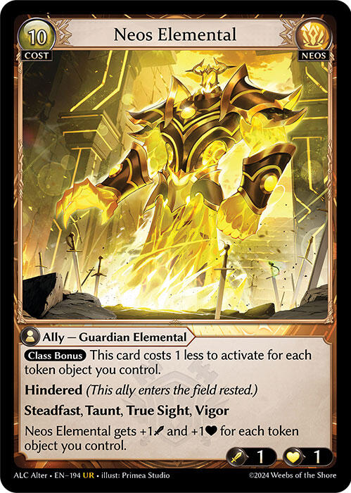 Neos Elemental (194) [Alchemical Revolution Alter Edition] Foil