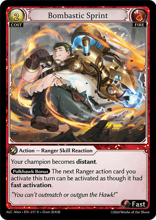 Bombastic Sprint (217) [Alchemical Revolution Alter Edition] Foil