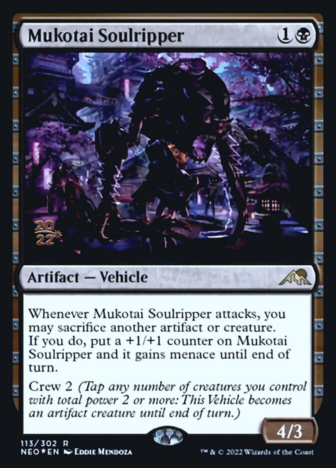 Mukotai Soulripper [Kamigawa: Neon Dynasty Prerelease Promos] | Silver Goblin