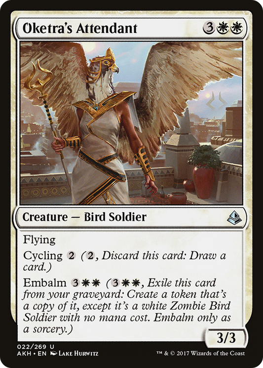 Oketra's Attendant [Amonkhet] Foil