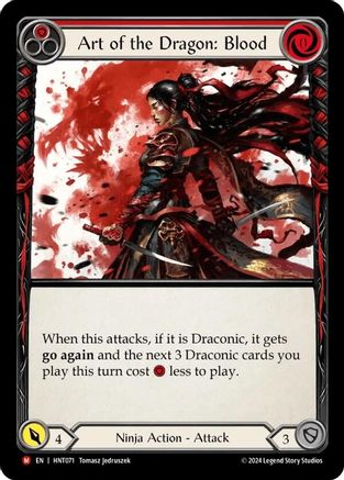 Art of the Dragon: Blood (HNT071) Rainbow Foil - The Hunted