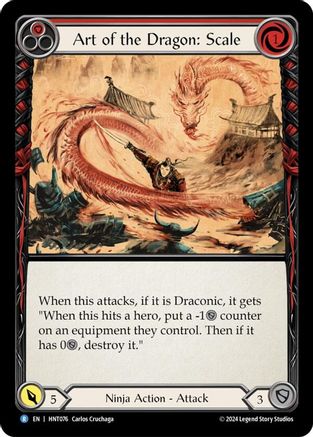 Art of the Dragon: Scale (HNT076) - The Hunted Rainbow Foil