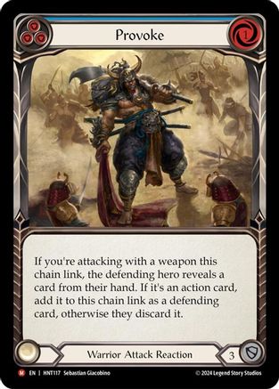 Provoke (HNT117) Rainbow Foil - The Hunted