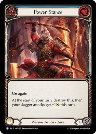 Power Stance (HNT127) Rainbow Foil - The Hunted
