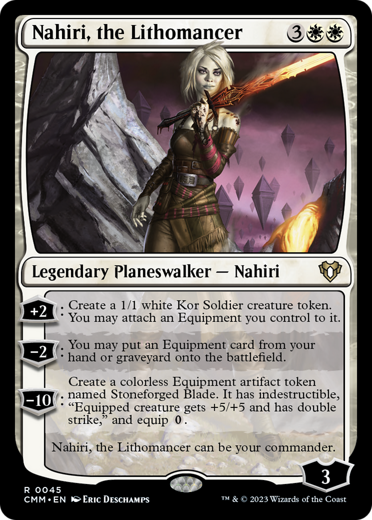 Nahiri, the Lithomancer [Commander Masters] | Silver Goblin