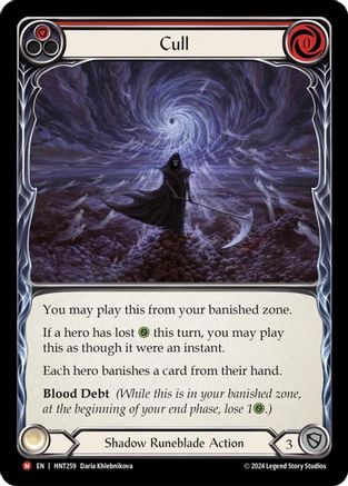 Cull (HNT259) - The Hunted Rainbow Foil | Silver Goblin