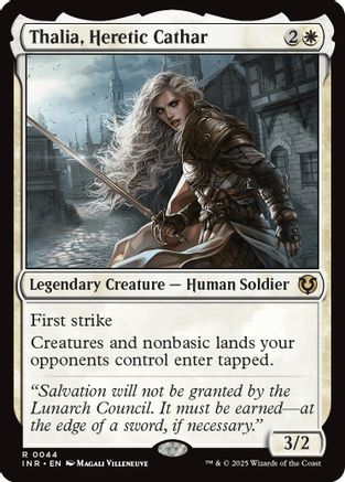 Thalia, Heretic Cathar (INR044) Foil - Innistrad Remastered | Silver Goblin