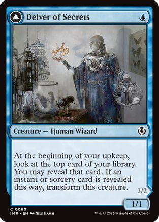 Delver of Secrets // Insectile Aberration (060) - Innistrad Remastered