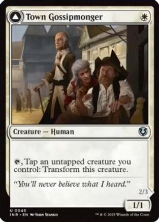 Town Gossipmonger Foil (046) - Innistrad Remastered