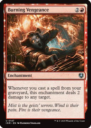 Burning Vengeance (INR147) Foil - Innistrad Remastered | Silver Goblin